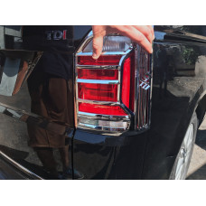 Накладки на стопи (2 шт., ABS) для Volkswagen T6 2015-2024 рр