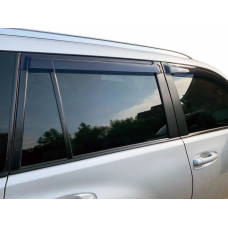 Ветровики 8 см (4 шт, HIC) для Toyota Land Cruiser Prado 150 2009-2023 гг