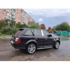 Накладки на дверные стойки из нержавеющей стали для Range Rover Sport 2005-2013 гг