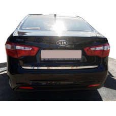 Накладка на багажник нержавейка для Kia Rio 2012-2017 гг