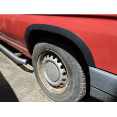 Накладки на арки (4 шт, чорні) ABS пластик для Mercedes Vito W638 1996-2003 рр