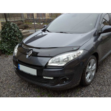 Дефлектор капота 2009-2013 (EuroCap) для Renault Megane III