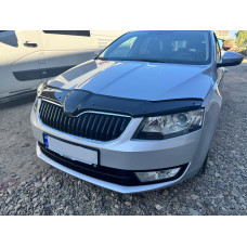 Дефлектор капота 2013-2017 (EuroCap) для Skoda Octavia III A7