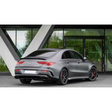 Задний диффузор с насадками на выхлоп (дизайн CLA45) для Mercedes CLA C118 2019- гг