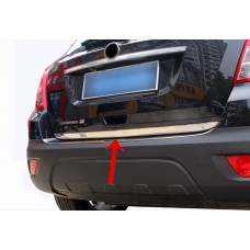 Накладка на багажник нержавейка OmsaLine - Итальянская Нержавейка для Opel Mokka 2012-2021 гг