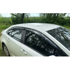 Ветровики на окна (4 шт., Sunplex Sport) для Toyota Corolla 2019- гг