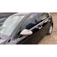 Нижние молдинги стекол нержавейка HB (4 шт) OmsaLine - Итальянская Нержавейка для Volkswagen Golf 7/E-Golf 2012-2020 гг