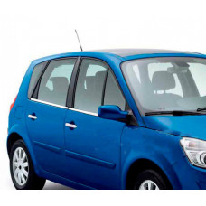 Наружные Окантовки Окон Нержавеющая Сталь (4 шт) для Renault Scenic 1998-2003 гг