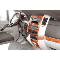 Комплект накладок на панель (Meric, 19 деталей) Дерево для Mercedes Sprinter W906 2006-2018 гг