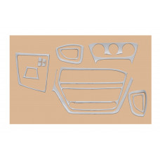 Накладки на панель Алюміній для Hyundai I-20 2014-2020 рр