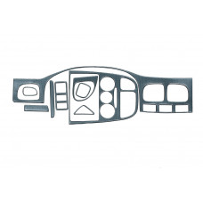 Накладки на панель (2000-2002) Карбон для Kia Rio рр