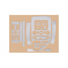 Накладки на Панель Meric (1999-2003) Алюминий для Mercedes Vito W638