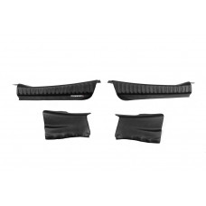 Накладка на задний порог EuroCap (4 шт, ABS) для Dacia Sandero 2021- гг