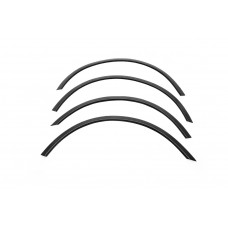 Расширители арок (4 шт, черные, ABS-пластик) для Ауди A4 B7 2004-2008 гг