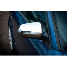 Накладки на дзеркала (2 шт., Нерж.) для Ауди A4 B7 2004-2008 рр