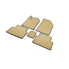 Килимки EVA (бежеві) для Peugeot 508 2010-2018 рр