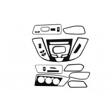 Накладки на панель приборов V1 Черный для Ford Transit 2014- гг