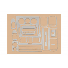 Накладки на Панель Приборов Алюминий для Seat Toledo 2000-2005 гг