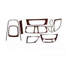 Накладки на панель Meric Дерево (Малий комплект) для Renault Megane III 2009-2016 рр