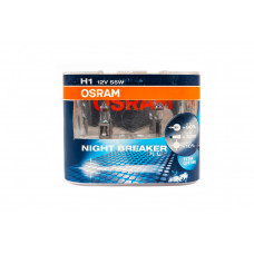 Лампа фары Osram H1 55W 64150NBP Night Breaker Plus
