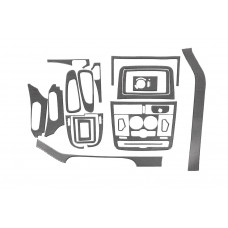 Накладки на панель (Meric, Полный комплект) 2006-2014, Карбон для Mercedes Vito W639