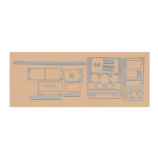 Накладки на торпедо Алюминий для Ford Connect 2002-2006 гг