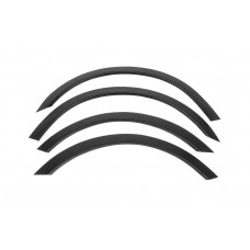 Расширители арок (4 шт, черные) SW, 2004-2008, ABS-пластик для Peugeot 407