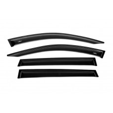 Ветровики на окна (4 шт, HIC) для Jeep Cherokee KL 2013- гг