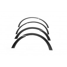 Накладки на арки (SW, 6 шт, черные, ABS-пластик) для Toyota Avensis 2009-2018 гг