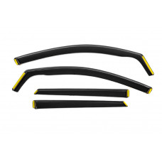 Вставные ветровики Niken Luxury (4 шт) для Hyundai Tucson TL 2016-2021 гг