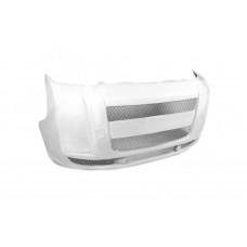 Накладка на передний бампер (под покраску) для Peugeot Bipper 2008-2017 гг