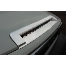 Хромированные накладки на капот (нержавеющая сталь) для Toyota FJ Cruiser 2006-2022 гг
