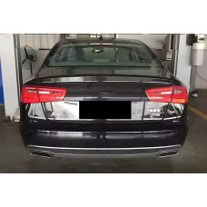 Задний диффузор с насадками на выхлоп DPT S-Line-style (2011-2014) для Ауди A6 C7