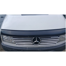 Хромированные накладки на решетку радиатора (1995-2000, 12 частей, нержавейка) для Mercedes Sprinter W901/902/903/904/905