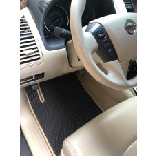 Коврики EVA 3 ряда черные для Nissan Patrol Y62 2010-2024 гг