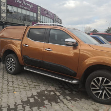 Молдинги дверей (4 шт, ABS) для Nissan Navara/NP300 2016- гг