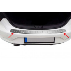 Накладка на задний бампер OmsaLine (SD, нержавейка) для Renault Megane IV 2016-2025 гг