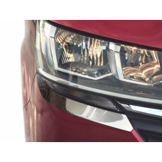 Реснички на фары 2019-2025 (2 шт, нержавейка) для Volkswagen T6