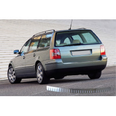 Накладка на задний бампер из нержавеющей стали SW (Omsa) 2000-2006, Глянцевая полировка для Volkswagen Passat B5