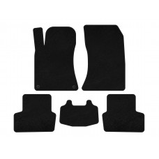 Килимки текстильні Premium (SD, Чорний) для Mercedes CLA C117 2013-2019 рр