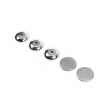 Накладки на замок (5 шт, нержавейка) OmsaLine - Итальянская Нержавеющая Сталь для Ford Transit 2000-2014 гг