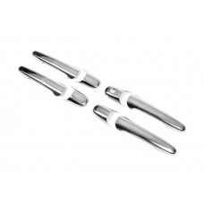 Хромированные Накладки на Ручки Дверей (4 шт, Нержавейка) для Mazda 2 2003-2007 гг