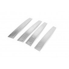 Хром накладки на стойки (4 шт, нерж сталь) для Toyota Corolla 2002-2007 гг