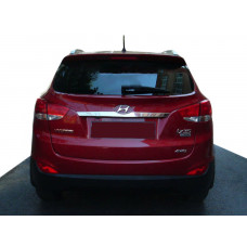 Хромированная накладка над номером (широкая) Полированная Нержавеющая Сталь для Hyundai IX-35 2010-2015 гг