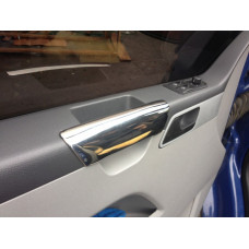 Накладки на подлокотники (2 шт, нержавейка) для Volkswagen T5 Transporter 2003-2010 гг