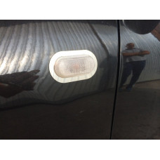 Окантовка поворотника (2 шт, нержавейка) для Nissan Note 2004-2012 гг