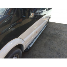 Боковые Подножки Line (2 шт., Алюминий) Средняя База для Mercedes Sprinter W906 2006-2018 гг