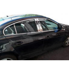 Накладки на стойки из нержавеющей стали для Renault Fluence 2009-2016 гг