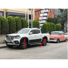 Расширители колесных арок (под покраску) для Mercedes X class 2017-2020 гг