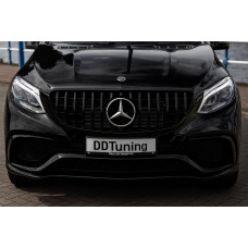 Тюнинг решетка радиатора (GT Panamericana Black) для Mercedes GLE coupe C292 2015-2019 гг